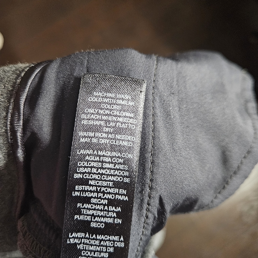 White House Black Market Gray Slim Ankle Pants Size 14 - Picture 8 of 10